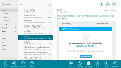 微軟發(fā)布Win8版Mail的首個(gè)安全更新 