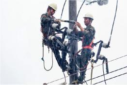 暴雨中電網(wǎng)改造 為電網(wǎng)迎峰度冬打下堅實基礎(chǔ)