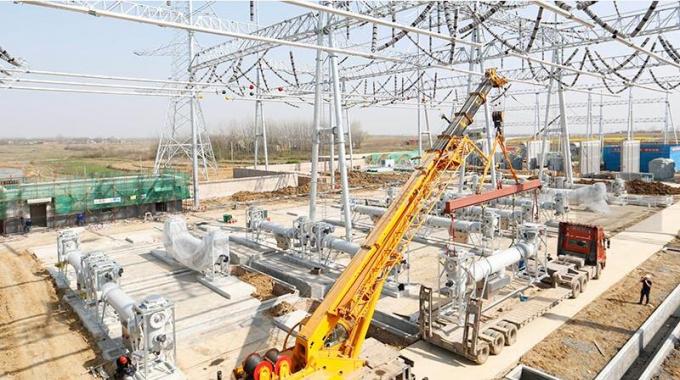 安徽電網(wǎng)迎峰度夏“頭號工程”全面進入電氣施工高峰期