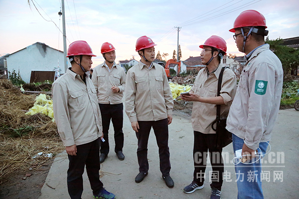 圖為抗風災保供電