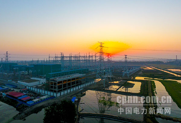 圖為錫盟-泰州直流日出