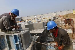 冒酷暑戰(zhàn)高溫加快推進220千伏袁家變電站建設