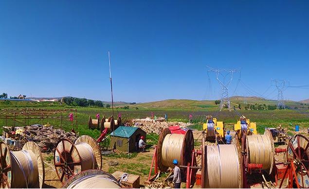 全力以赴跨越架線