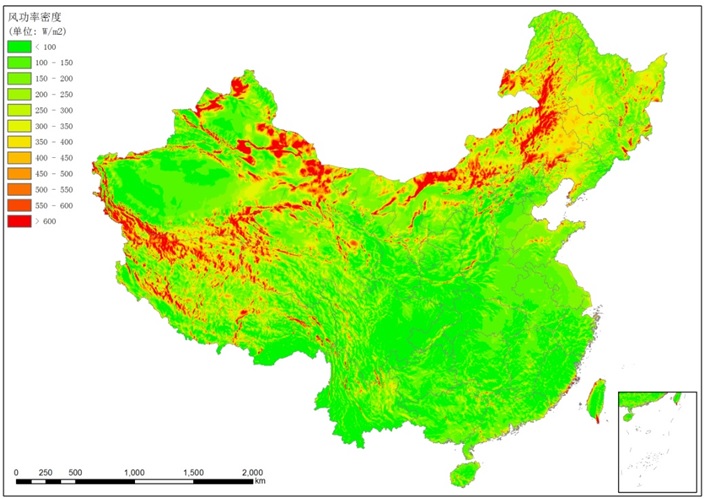 中國氣象局公布全國風能資源可開發(fā)量
