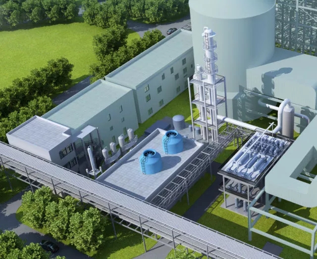 亞洲首個燃煤電廠碳捕集測試平臺項目開工了！