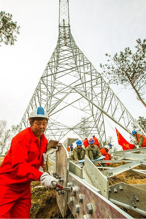 分秒必爭力保特高壓工程按期完工