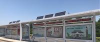 漣水城區(qū)建成76座太陽能公交站亭