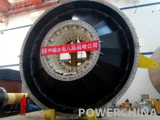 柬埔寨桑河二級水電站6#機組導水機構(gòu)吊裝