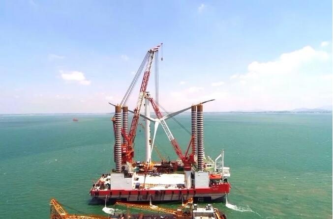 國(guó)內(nèi)首個(gè)大功率海上風(fēng)電試驗(yàn)風(fēng)場(chǎng)建設(shè)圓滿收官