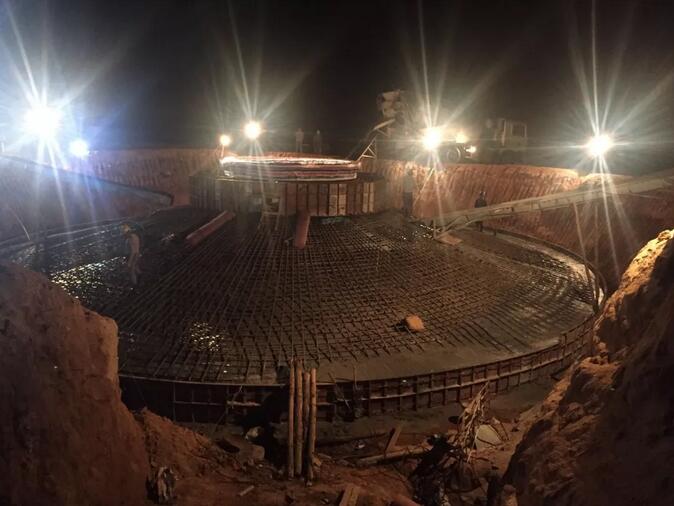 霞浦馬耳山風(fēng)電場(chǎng)項(xiàng)目完成全部風(fēng)機(jī)基礎(chǔ)澆筑任務(wù)