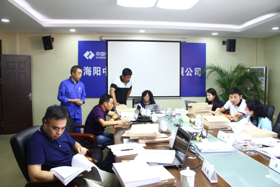 中國電建水電五局總承包建設(shè)的海陽一期風(fēng)電項(xiàng)目通過竣工檔案專項(xiàng)驗(yàn)收