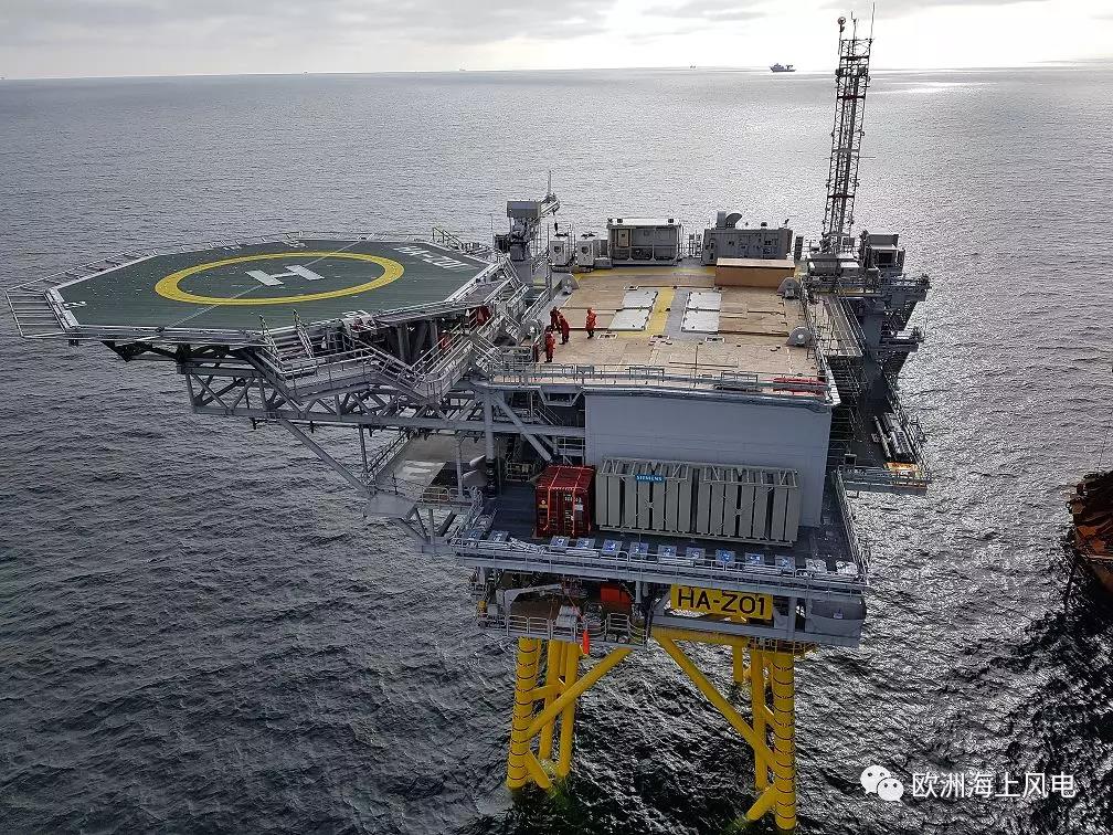 世界首個海上無功補償站安裝完成！