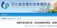 河北省發(fā)布通知要率先壓縮項目審批、核準和備案時間