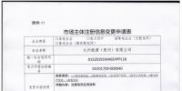 貴州公示九州能源（貴州）有限公司等3家市場主體注冊(cè)信息變更申請(qǐng)