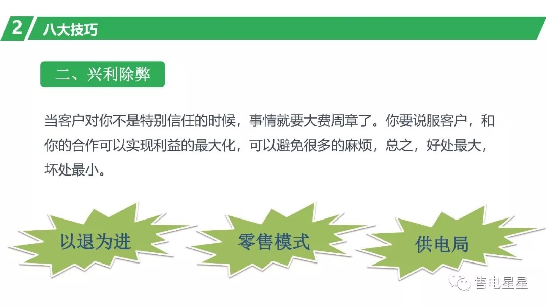 售電營(yíng)銷(xiāo)技巧：三大原則八大技巧